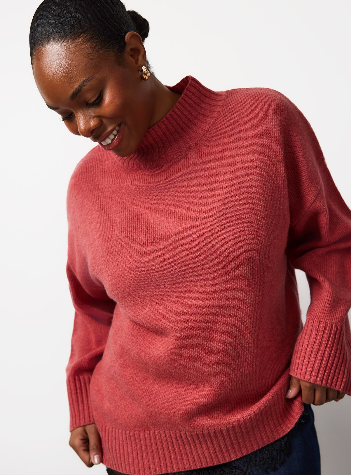 Berry High Neck Pullover 16 - Image 2 thumbnail